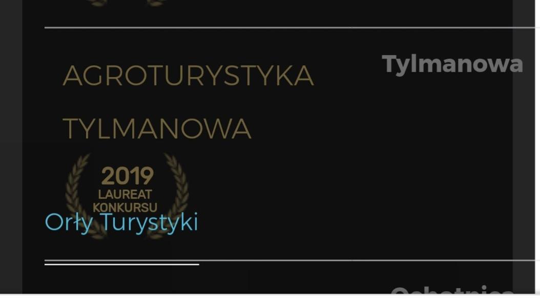 Agroturystyka Tylmanowa Dış mekan fotoğraf